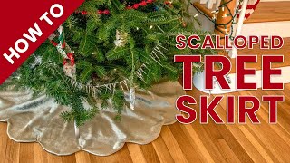 How to Make a Christmas Tree Skirt | FREE template by OnlineFabricStore 3,986 views 2 years ago 7 minutes, 17 seconds