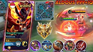 HARD GAME! BUT ALDOUS USING HIS 999+ IQ FOR VICTORY❗ ALDOUS BEST BUILD 2024