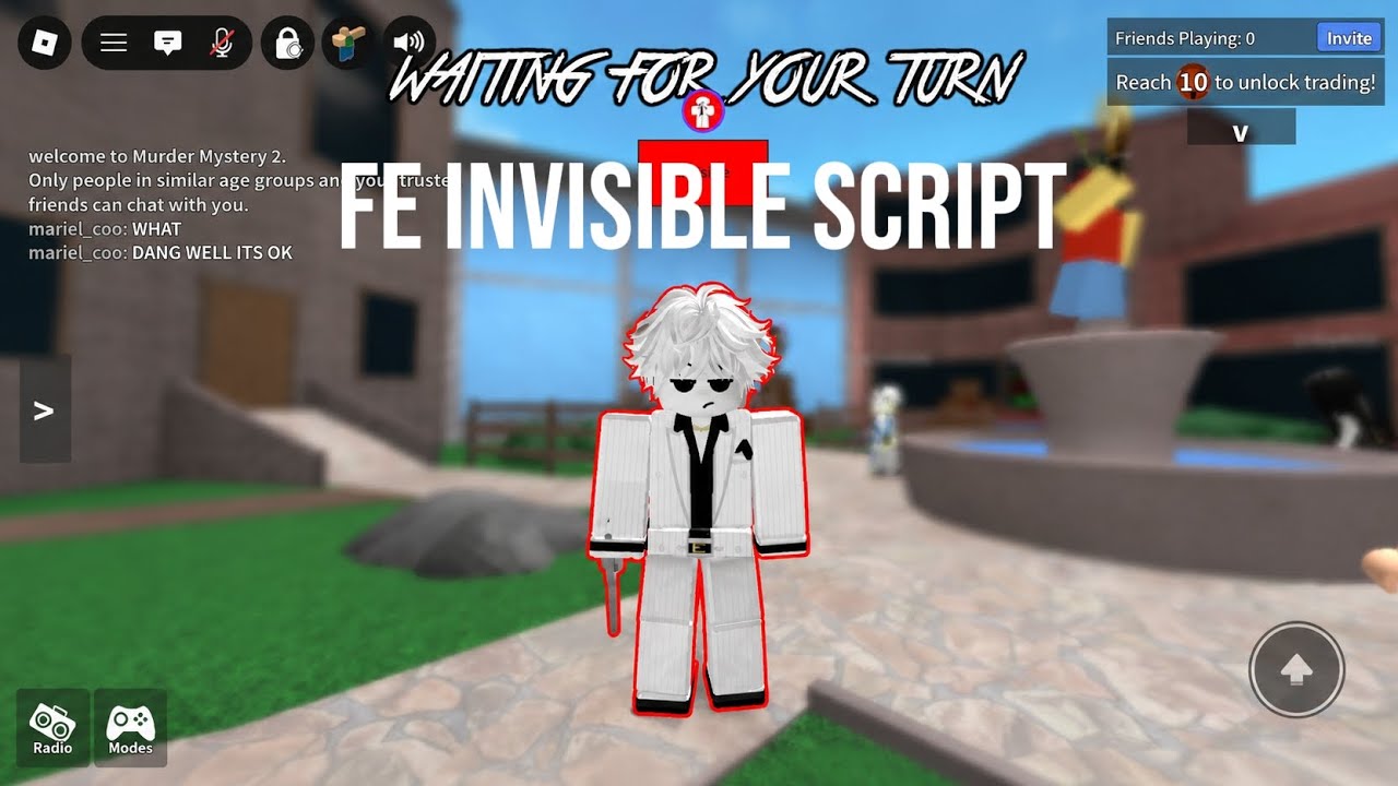 FE invisible script | Roblox script - YouTube