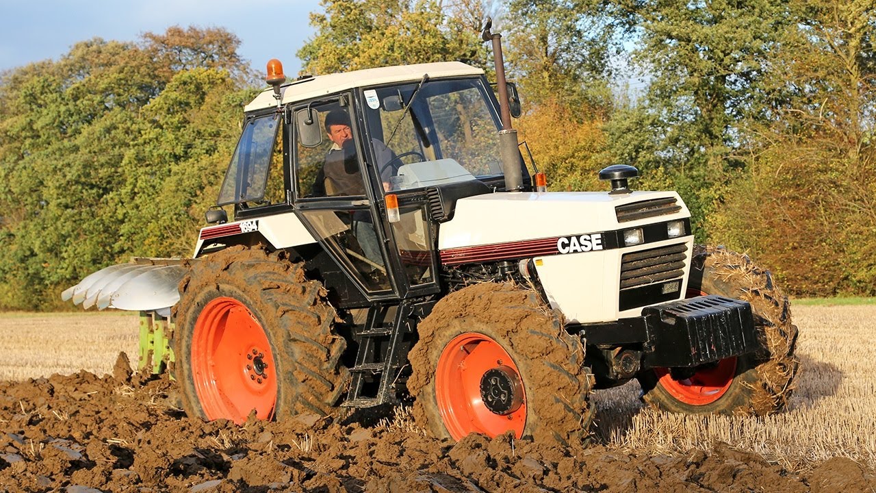 Classic Case 1694 Hydra-Shift ploughing with 4f Dowdeswell DP7D | From the 94 Series Farming DVD