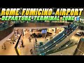 Rome Fiumicino Airport Departure Terminal Zone E (4K)