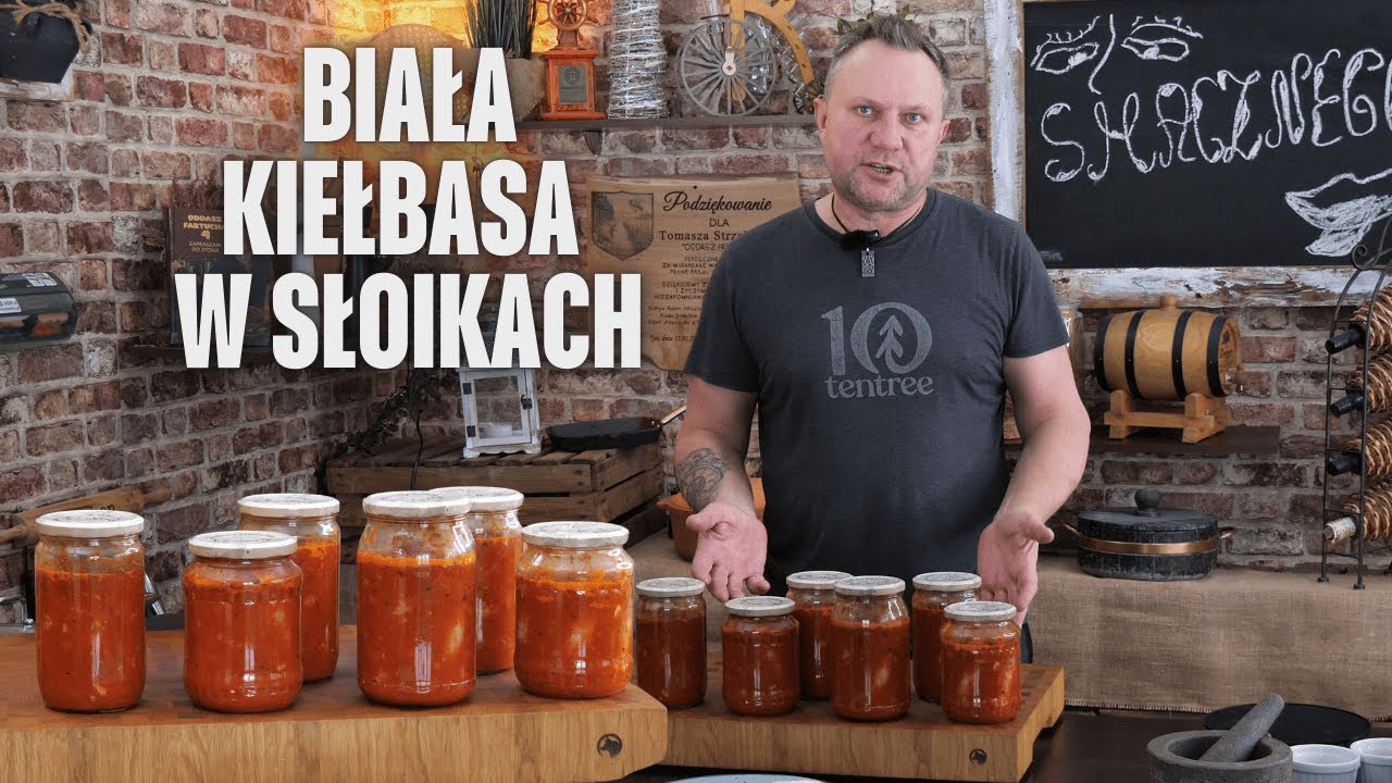 Słoiki na czarną godzinę - Biała kiełbasa w sosie / Oddaszfartucha