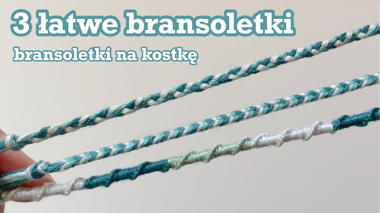 bransoletki z muliny na kostk | anklet | jak zrobi atw bransoletk ...