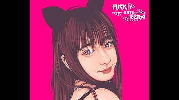 Infinite Design Vector Art Time lapse by Flick Ezra Arts