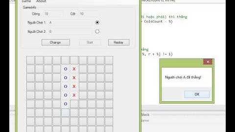 [đồ án 1 - cờ caro] Tiến độ 2