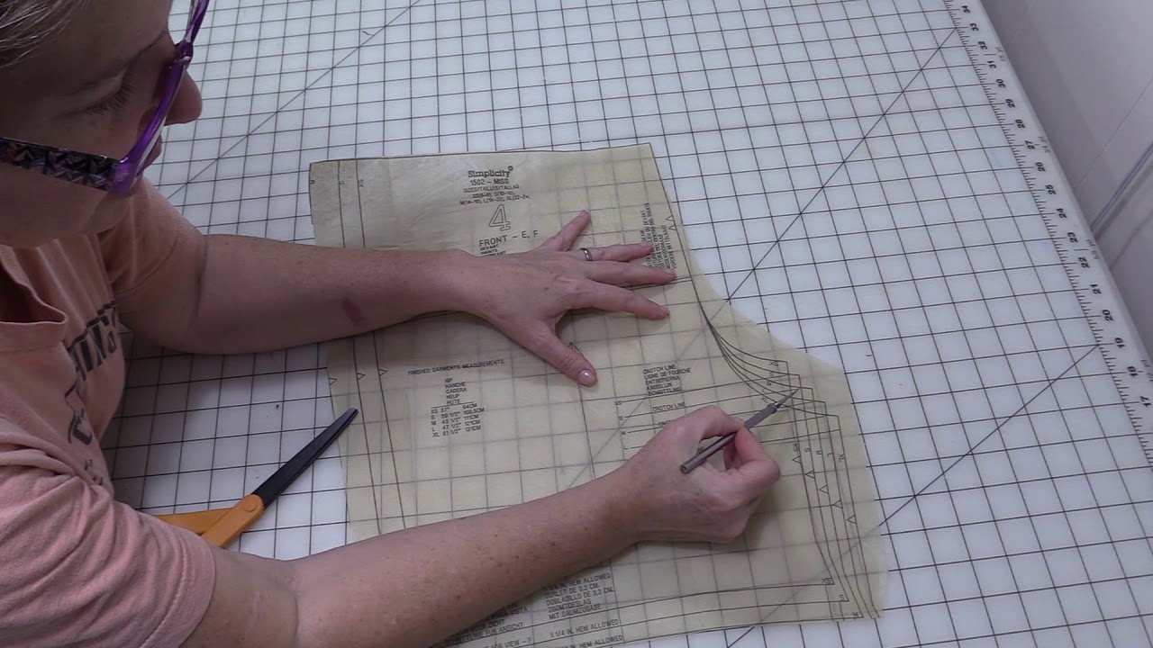 How To Cut Out A Sewing Pattern - YouTube