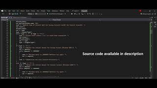Bank Management System-C++ Code Snippet| Vishal Lakshmikanthan| #hanumankind