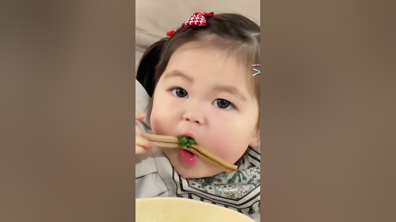 Good afternoon ☺️ Cute 🥰 Baby Eating Food 😋 Chinese Baby #reels #china ...