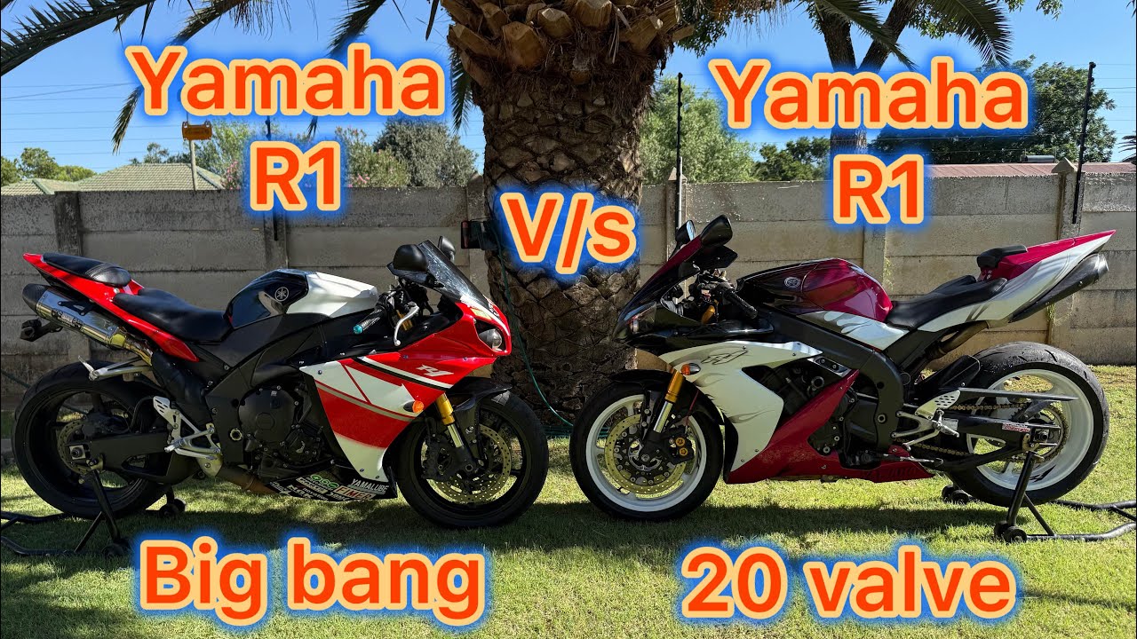 Battle of the big bang vs 20 valve Yamahas 😁