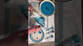 Rice Paper Ice Shards for a Frozen Cake! #shorts