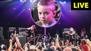 Sweet Child O Mine - LIVE (6 year old Drummer)