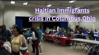 Haitian migrants living in Columbus Ohio
