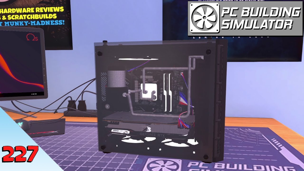 Micro-ATX Build With a Water-Cooled Intel i5-10600K!! PC Building ...