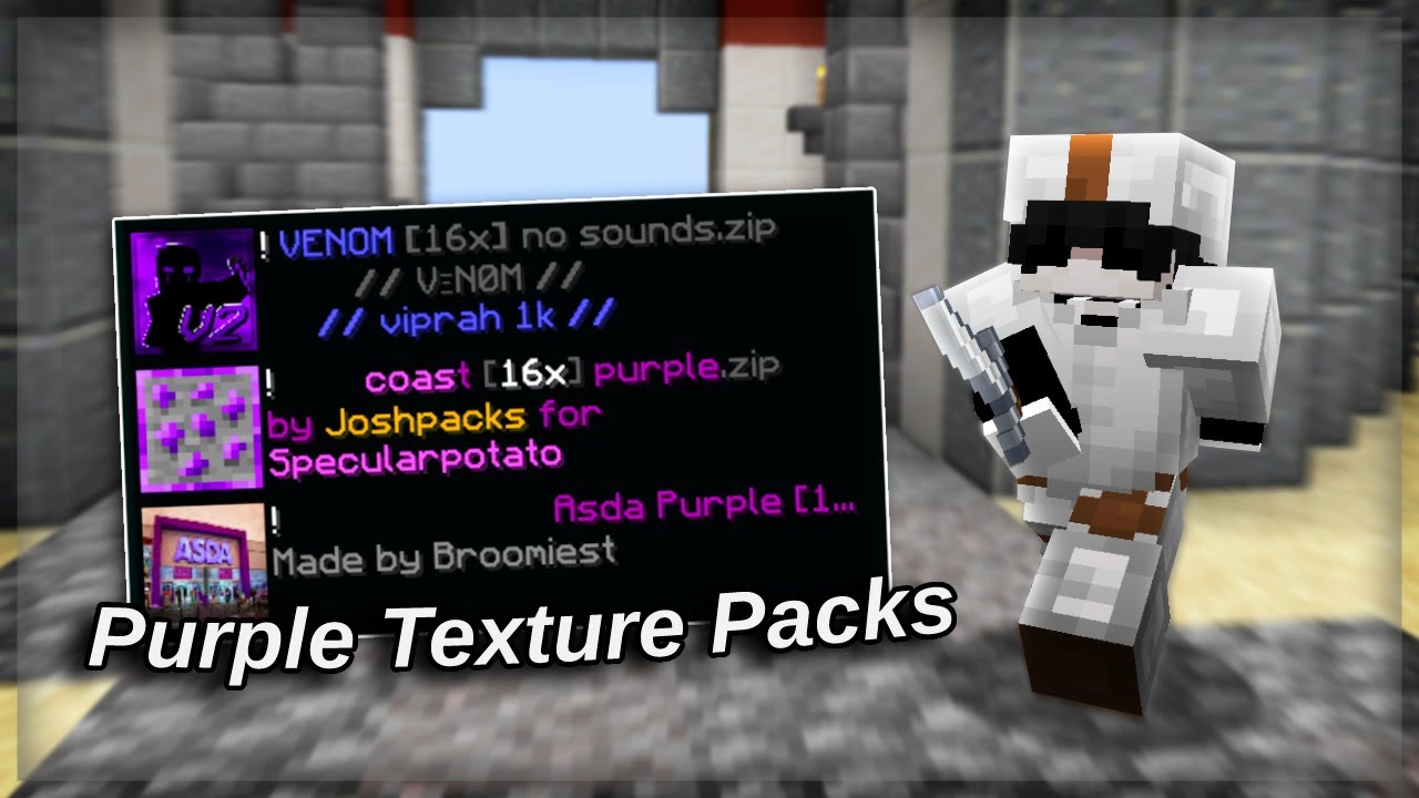 The BEST Purple Texture Packs for Minecraft PVP (Bedwars/Skywars + 1.8. ...