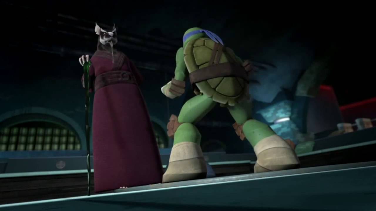 The Little Turtle – Splinter yells at Mikey