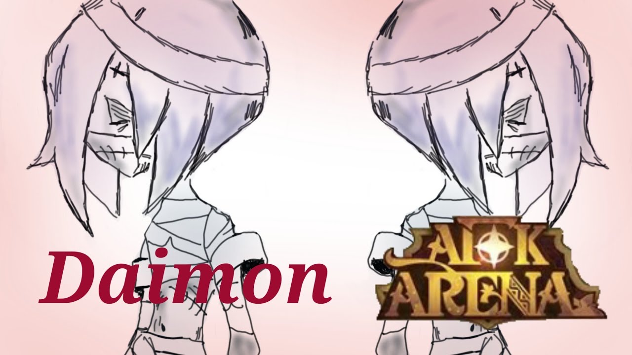 Daimon and Stitchy - The Forsaken Child - Afk arena story - illustrated