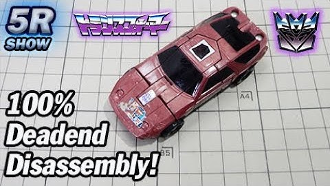 Stunticon Deadend 100% Disassembly Transformers G1 Japan, Takara Version!
