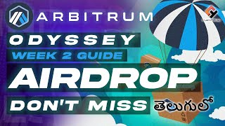 Arbitrum Odyssey Week 2 Guide on GMX & Yield NFT - Telugu