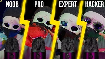 ASMR Noob Vs Pro Vs Expert Vs Hacker
