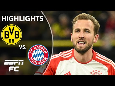 ⚽ HARRY KANE HAT TRICK ⚽ Borussia Dortmund vs. Bayern Munich 