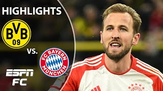 ⚽ HARRY KANE HAT TRICK ⚽ Borussia Dortmund vs. Bayern Munich | Bundesliga Highlights | ESPN FC