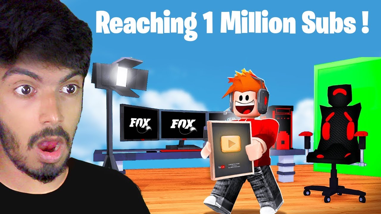 Trying To Reach 1 Million Subscribers ! | Roblox Tamil - Black FOX
