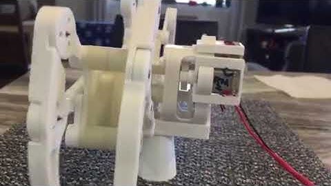 Klann Linkage Leg Assembly In Motion