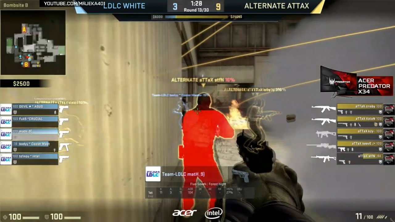 LDLC.White matH vs ALTERNATE | EPIC TRIPLE KILL :D |