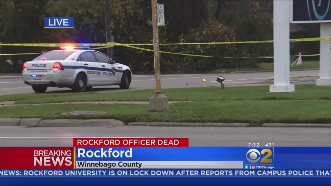 Rockford Officer Dies After Traffic Stop Shooting - YouTube