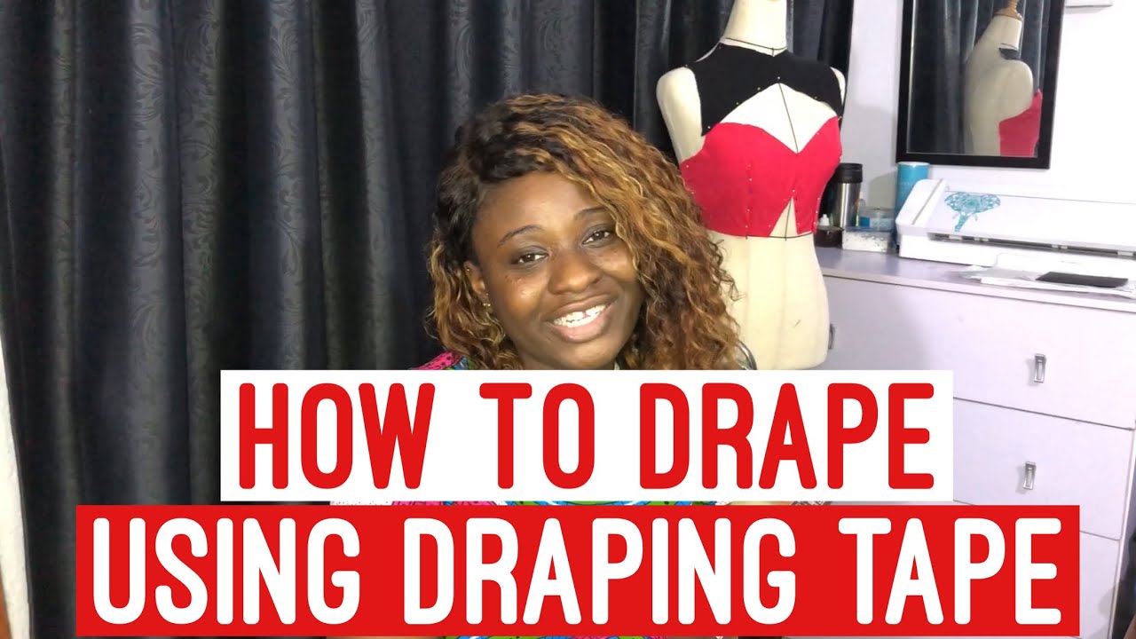 Day 11: Draping Tape! #sewingtips #sewing #fashiondesign #howtosew #se