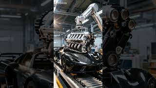 ASMR Lamborghini Aventador SVJ Factory Build 🏭 From Scratch to Hypercar #shorts