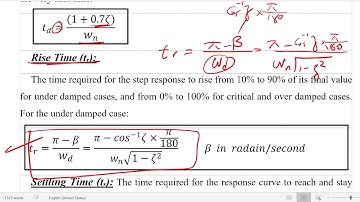 Time Domain Analysis Ch  6   Lecture 3