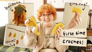 Teaching Myself How to Crochet *bc i'm tired of doomscrolling*