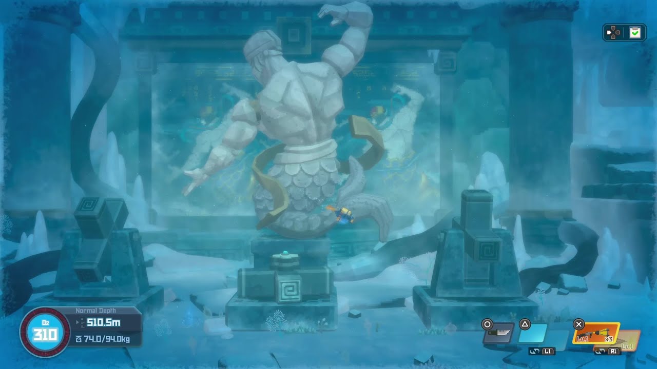 Dave the Diver - Chapter 6: Melting Glacier - Part 3 - Ancient Stone Slab