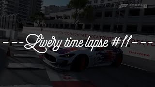 Forza Motorsport 7 Maserati GT3 Drift Livery Time Lapse