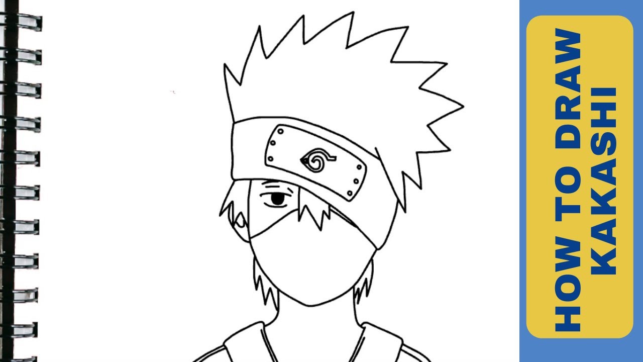 HOW TO DRAW KAKASHI - Naruto Shippuden 