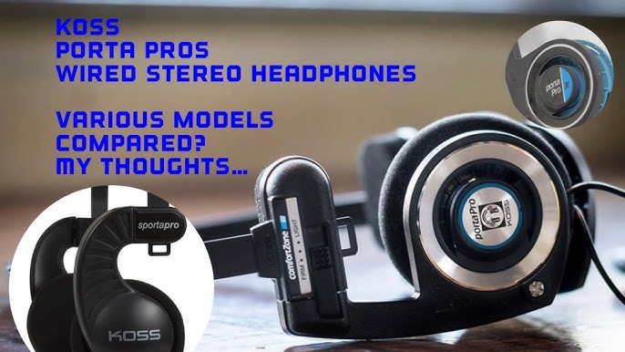 Koss Porta Pro Limited Edition Black Gold On-Ear Headphones, in