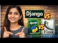 Django vs Flask Full Demo in Telugu | Python Web Development Explained