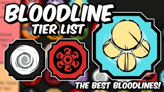Nuevo) Tier List Actualizado - Los Mejores Bloodlines de Shindo Life V.212  