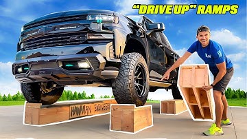 I WISH I BUILT THIS CAR RAMP A LONG TIME AGO