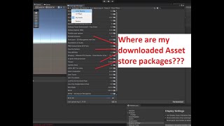 Finding the Location of Downloaded Unity Asset Store Packages