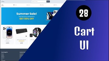 Next13 Fullstack E-Commerce 🛒 - 28 Cart UI | React.js & Typescript 🔥