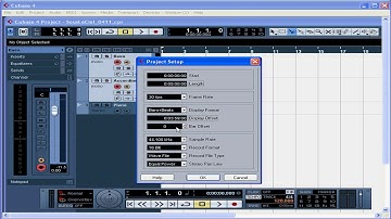 27 Cubase 4 video tutorial course Project SetUp