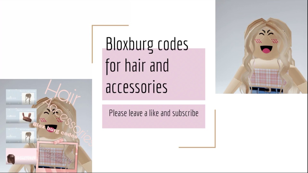 Best codes for outfits and accessories in Bloxburg - YouTube