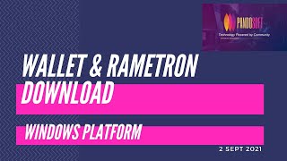 Pandosoft Wallet and Rametron (RT) Download and Installation screenshot 2