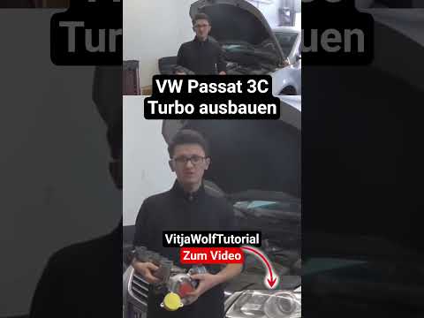 VW Passat 3C Turbo ausbauen Tutorial - VitjaWolfTutorial