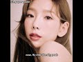 Snsd forever 1 album  taeyeon vocal cut