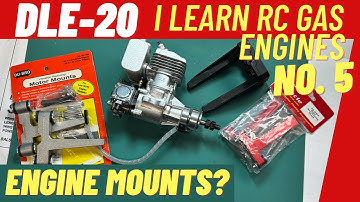 DLE-20 RC Plane Gas Engine, Learning Series, No. 5: Engine mounts for the DLE-20 RA