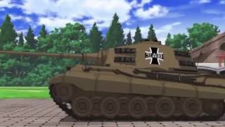 Video thumbnail of "Girls und Panzer der Film - OST - When Johny comes marching home again - Old Version"