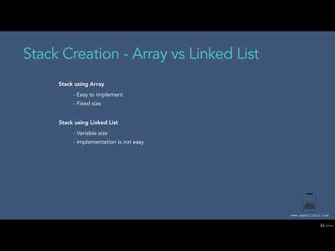 003 Stack using Array vs Linked List